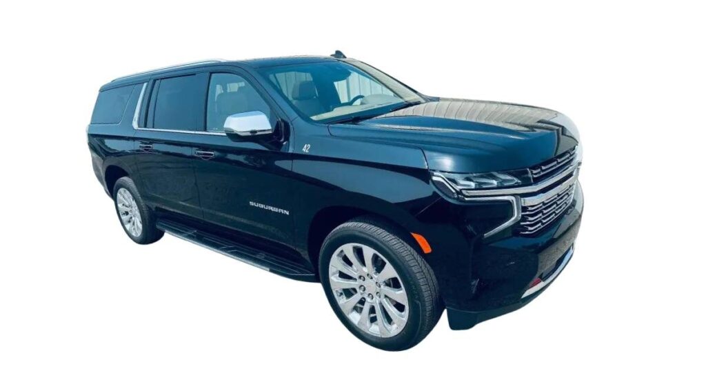 Jimmys Limo Chevrolet Suburban SUV Rental Transport Cincinnati Kentucky Airport Shuttle